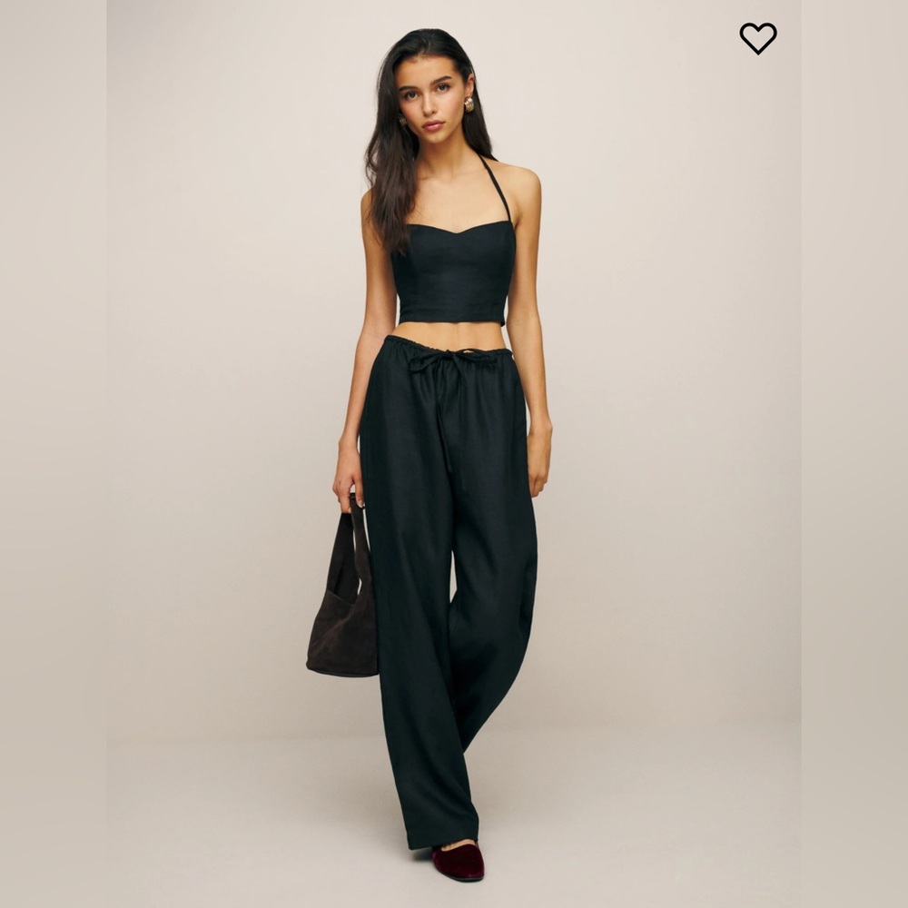 Reformation Jaida Linen Two Piece Set New